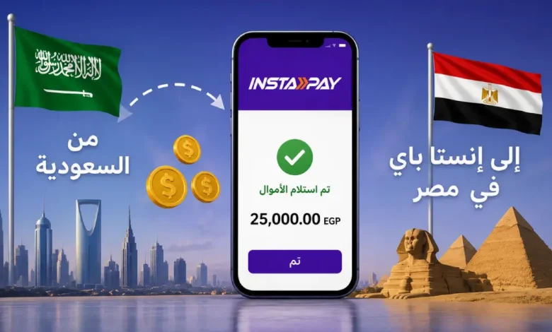 كيفية تحويل الأموال من السعودية إلى إنستا باي في مصر 2026