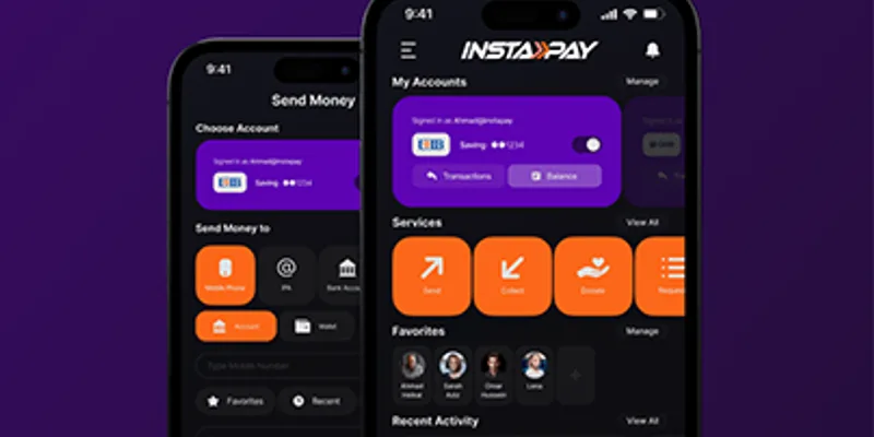 إضافة حساب بنكي جديد إلى إنستاباي